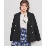 【洗える・ハレの日・通勤】パール調ボタン テーラードジャケット | Couture brooch | 詳細画像22 