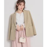 【洗える・ハレの日・通勤】パール調ボタン テーラードジャケット | Couture brooch | 詳細画像7 