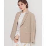 【洗える・ハレの日・通勤】パール調ボタン テーラードジャケット | Couture brooch | 詳細画像9 