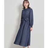 【洗える】ロゴエンブロ シャツワンピース | Couture brooch | 詳細画像5 