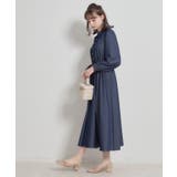 【洗える】ロゴエンブロ シャツワンピース | Couture brooch | 詳細画像3 