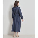 【洗える】ロゴエンブロ シャツワンピース | Couture brooch | 詳細画像4 