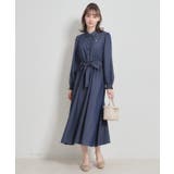 【洗える】ロゴエンブロ シャツワンピース | Couture brooch | 詳細画像2 