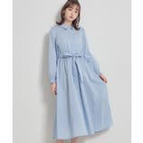 【洗える】ロゴエンブロ シャツワンピース | Couture brooch | 詳細画像15 