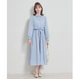 【洗える】ロゴエンブロ シャツワンピース | Couture brooch | 詳細画像12 