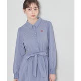 【洗える】ロゴエンブロ シャツワンピース | Couture brooch | 詳細画像30 