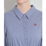 【洗える】ロゴエンブロ シャツワンピース | Couture brooch | 詳細画像46 