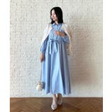 【洗える】ロゴエンブロ シャツワンピース | Couture brooch | 詳細画像22 