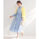 【洗える】ロゴエンブロ シャツワンピース | Couture brooch | 詳細画像21 