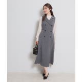 【通勤】リネンライク ジレにもなるジャンスカ | Couture brooch | 詳細画像1 