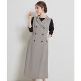 【通勤】リネンライク ジレにもなるジャンスカ | Couture brooch | 詳細画像12 