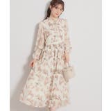 【洗える・着映え】チューリップ柄 ワンピース | Couture brooch | 詳細画像4 