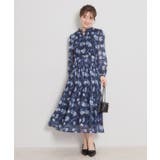 【洗える・着映え】チューリップ柄 ワンピース | Couture brooch | 詳細画像16 