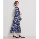 【洗える・着映え】チューリップ柄 ワンピース | Couture brooch | 詳細画像17 