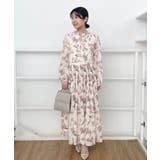 【洗える・着映え】チューリップ柄 ワンピース | Couture brooch | 詳細画像11 