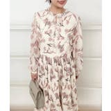 【洗える・着映え】チューリップ柄 ワンピース | Couture brooch | 詳細画像14 