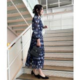 【洗える・着映え】チューリップ柄 ワンピース | Couture brooch | 詳細画像22 