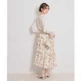 【洗える】チューリップ柄スカート | Couture brooch | 詳細画像3 