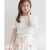 【洗える】袖レース テレコトップス | Couture brooch | 詳細画像9 