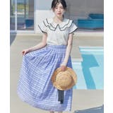 【洗濯機可】マリンカラー ブラウス | Couture brooch | 詳細画像1