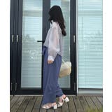 【洗える】ショート丈 シアーシャツ | Couture brooch | 詳細画像21