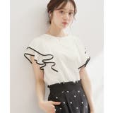 【接触冷感・UVカット・洗える】ラッフル フレアスリーブ トップス | Couture brooch | 詳細画像5 