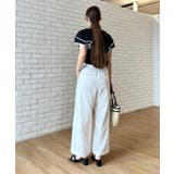 【接触冷感・UVカット・洗える】ラッフル フレアスリーブ トップス | Couture brooch | 詳細画像19 