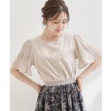 【接触冷感・UVカット・洗える】マジョリカプリーツ スリーブ トップス | Couture brooch | 詳細画像10 