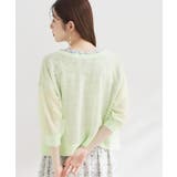 【前後2WAY・洗える】愛され5分袖シアーカーディガン | Couture brooch | 詳細画像38 