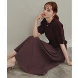 ほんのり甘い フリルニット ドッキングワンピース【洗濯機可】 | Couture brooch | 詳細画像23 