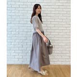 ほんのり甘い フリルニット ドッキングワンピース【洗濯機可】 | Couture brooch | 詳細画像18 