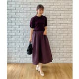 ほんのり甘い フリルニット ドッキングワンピース【洗濯機可】 | Couture brooch | 詳細画像27 