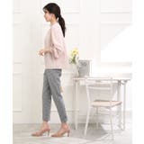 【ラクチンきれい見えパンツ】リボンハイパーストレッチパンツ | Couture brooch | 詳細画像59 