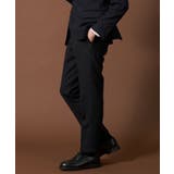 ネイビー(894) | カシミヤ混ピンヘッドスラックス【セットアップ可/ビジネス対応】 | THE SHOP TK