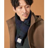グリーン(224) | 【HARRIS TWEED/ハリスツイード】中綿入り差込マフラー | THE SHOP TK
