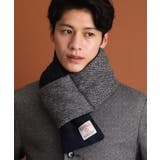 ネイビー(594) | 【HARRIS TWEED/ハリスツイード】中綿入り差込マフラー | THE SHOP TK