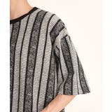 ビッグシルエット総柄アソートTシャツ 幾何学/ドット/ストライプ/バックロゴ | THE SHOP TK | 詳細画像5
