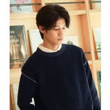 ネイビー(094) | 【ハグするニット】モールニットクルーネック 親子リンク/ユニセックス | THE SHOP TK