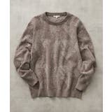 総柄モールニットクルーネック ユニセックス | THE SHOP TK | 詳細画像5
