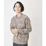 総柄モールニットクルーネック ユニセックス | THE SHOP TK | 詳細画像12