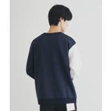 異素材ブロッキングニットプルオーバー | THE SHOP TK | 詳細画像6