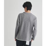 スラブワッフルフェイクレイヤード長袖Tシャツ | THE SHOP TK | 詳細画像2