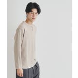スラブワッフルフェイクレイヤード長袖Tシャツ | THE SHOP TK | 詳細画像5