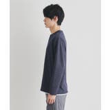 スラブワッフルフェイクレイヤード長袖Tシャツ | THE SHOP TK | 詳細画像14