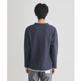 スラブワッフルフェイクレイヤード長袖Tシャツ | THE SHOP TK | 詳細画像15
