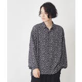 ブラック(119) | フラワープリントシャツ | THE SHOP TK
