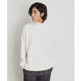 オフホワイト(003) | シェニールハイネックプルオーバー | THE SHOP TK