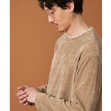 ベージュ(052) | シェニールケーブルプルオーバー | THE SHOP TK