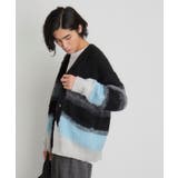 シャギーニットカーディガン ビッグシルエット | THE SHOP TK | 詳細画像1