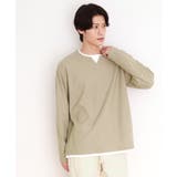 ベージュ(052) | モスフリースキーネックプルオーバー | THE SHOP TK